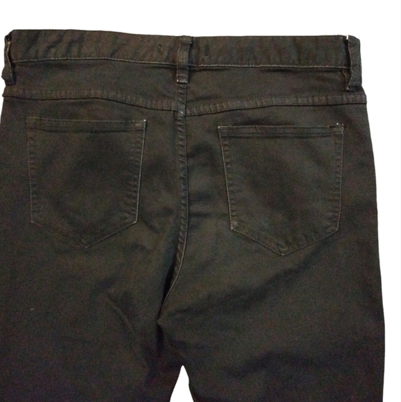 Free People Black Busted Knee Skinny Jeans - Picture 5 of 7